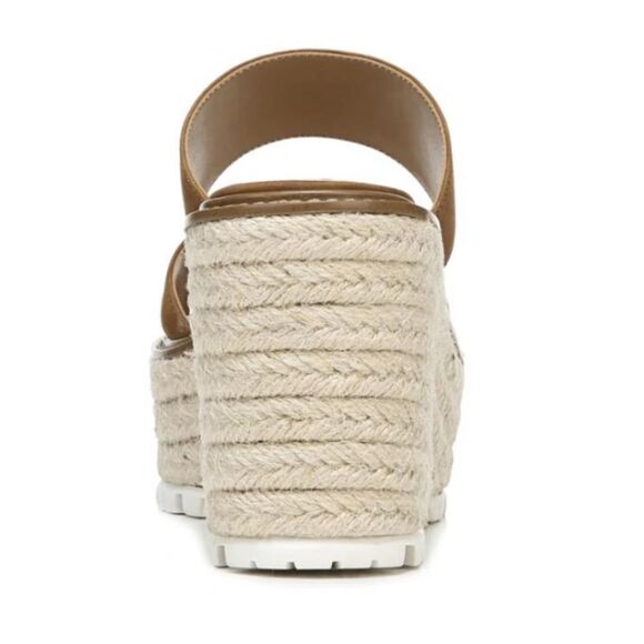 NEW Sam Edelman Luca Wedge Platform Suede Espadrille Sandals Size 8.5 - Picture 5 of 9